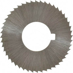 Controx - 1-1/4" Diam x 0.04" Blade Thickness x 1/2" Arbor Hole Diam, 48 Tooth Slitting and Slotting Saw - Arbor Connection, Right Hand, Uncoated, Cobalt, Concave Ground, Contains Keyway - Exact Tool & Supply