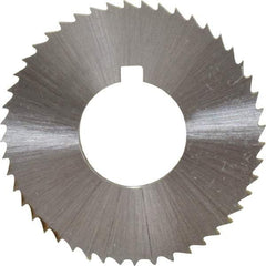 Controx - 1-1/4" Diam x 0.0938" Blade Thickness x 1/2" Arbor Hole Diam, 48 Tooth Slitting and Slotting Saw - Arbor Connection, Right Hand, Uncoated, Cobalt, Concave Ground, Contains Keyway - Exact Tool & Supply