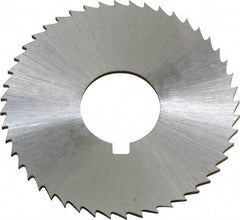 Controx - 1-1/2" Diam x 0.0469" Blade Thickness x 1/2" Arbor Hole Diam, 48 Tooth Slitting and Slotting Saw - Arbor Connection, Right Hand, Uncoated, Cobalt, Concave Ground, Contains Keyway - Exact Tool & Supply
