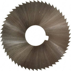 Controx - 1-3/4" Diam x 0.0469" Blade Thickness x 1/2" Arbor Hole Diam, 56 Tooth Slitting and Slotting Saw - Arbor Connection, Right Hand, Uncoated, Cobalt, Concave Ground, Contains Keyway - Exact Tool & Supply