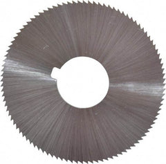 Controx - 1-3/4" Diam x 0.0938" Blade Thickness x 1/2" Arbor Hole Diam, 56 Tooth Slitting and Slotting Saw - Arbor Connection, Right Hand, Uncoated, Cobalt, Concave Ground, Contains Keyway - Exact Tool & Supply