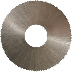 Controx - 2" Diam x 0.014" Blade Thickness x 5/8" Arbor Hole Diam, 132 Tooth Slitting and Slotting Saw - Arbor Connection, Right Hand, Uncoated, High Speed Steel, Concave Ground - Exact Tool & Supply