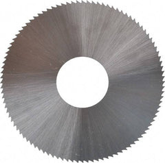 Controx - 2" Diam x 0.018" Blade Thickness x 5/8" Arbor Hole Diam, 100 Tooth Slitting and Slotting Saw - Arbor Connection, Right Hand, Uncoated, High Speed Steel, Concave Ground - Exact Tool & Supply