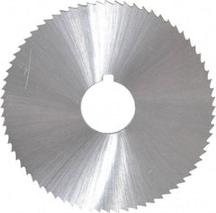 Controx - 2-1/2" Diam x 1/16" Blade Thickness x 5/8" Arbor Hole Diam, 72 Tooth Slitting and Slotting Saw - Arbor Connection, Right Hand, Uncoated, Cobalt, Concave Ground, Contains Keyway - Exact Tool & Supply