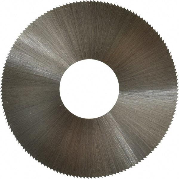 Controx - 3" Diam x 0.014" Blade Thickness x 1" Arbor Hole Diam, 160 Tooth Slitting and Slotting Saw - Arbor Connection, Right Hand, Uncoated, High Speed Steel, Concave Ground - Exact Tool & Supply