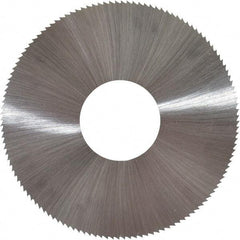 Controx - 3" Diam x 0.02" Blade Thickness x 1" Arbor Hole Diam, 160 Tooth Slitting and Slotting Saw - Arbor Connection, Right Hand, Uncoated, High Speed Steel, Concave Ground - Exact Tool & Supply