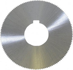 Controx - 3" Diam x 0.0469" Blade Thickness x 1" Arbor Hole Diam, 128 Tooth Slitting and Slotting Saw - Arbor Connection, Right Hand, Uncoated, Cobalt, Concave Ground, Contains Keyway - Exact Tool & Supply