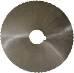 Controx - 5" Diam x 0.0469" Blade Thickness x 1" Arbor Hole Diam, 160 Tooth Slitting and Slotting Saw - Arbor Connection, Right Hand, Uncoated, Cobalt, Concave Ground, Contains Keyway - Exact Tool & Supply