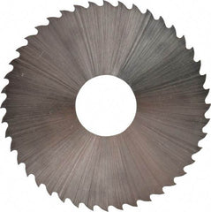 Controx - 1-3/4" Diam x 0.0313" Blade Thickness x 1/2" Arbor Hole Diam, 44 Tooth Slitting & Slotting Saw - Arbor Connection, Right Hand, Uncoated, M2 High Speed Steel, 15° Rake, Concave Ground - Exact Tool & Supply
