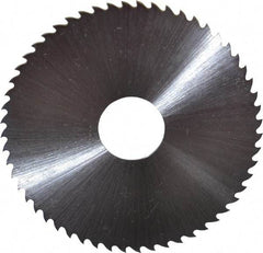 Controx - 2-1/2" Diam x 0.0313" Blade Thickness x 5/8" Arbor Hole Diam, 56 Tooth Slitting & Slotting Saw - Arbor Connection, Right Hand, Uncoated, M2 High Speed Steel, 15° Rake, Concave Ground - Exact Tool & Supply