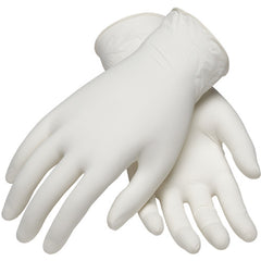 ‎64-346/M Disposable Gloves - Ambi-Dex Disposable Synthetic - Food Grade - Powdered - 4 mil - Exact Tool & Supply
