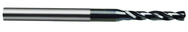 1.45mm Dia. - Carbide Micro 5xD Drill-118° Point-Coolant Thru-TiAlN - Exact Tool & Supply