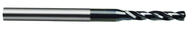 2.65mm Dia. - Carbide Micro 5xD Drill-118° Point-Coolant Thru-TiAlN - Exact Tool & Supply