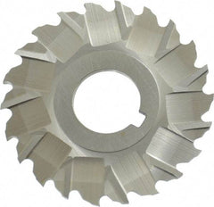 Controx - 2" Blade Diam x x 0.0781" Blade Thickness, 5/8" Hole, 22 Teeth, Cobalt Side Chip Saw - Staggered Tooth, Arbor Connection, Right Hand Cut, Uncoated, with Keyway - Exact Tool & Supply
