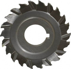 Controx - 2" Blade Diam x 1/8" Blade Thickness, 5/8" Hole, 22 Teeth, Cobalt Side Chip Saw - Staggered Tooth, Arbor Connection, Right Hand Cut, Uncoated, with Keyway - Exact Tool & Supply