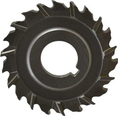 Controx - 2" Blade Diam x x 0.1563" Blade Thickness, 5/8" Hole, 22 Teeth, Cobalt Side Chip Saw - Staggered Tooth, Arbor Connection, Right Hand Cut, Uncoated, with Keyway - Exact Tool & Supply