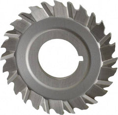 Controx - 2-1/2" Blade Diam x 1/8" Blade Thickness, 7/8" Hole, 28 Teeth, Cobalt Side Chip Saw - Staggered Tooth, Arbor Connection, Right Hand Cut, Uncoated, with Keyway - Exact Tool & Supply