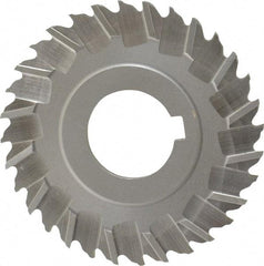 Controx - 3" Blade Diam x x 0.0938" Blade Thickness, 1" Hole, 32 Teeth, Cobalt Side Chip Saw - Staggered Tooth, Arbor Connection, Right Hand Cut, Uncoated, with Keyway - Exact Tool & Supply