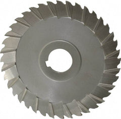 Controx - 5" Blade Diam x 1/8" Blade Thickness, 1" Hole, 40 Teeth, Cobalt Side Chip Saw - Staggered Tooth, Arbor Connection, Right Hand Cut, Uncoated, with Keyway - Exact Tool & Supply