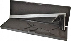 SPI - 2 Piece, 18" Combination Square Set - 1/32 & 1/64" (English/Metric) Graduation, Hardened Steel Blade, Hardened Steel Square Head - Exact Tool & Supply