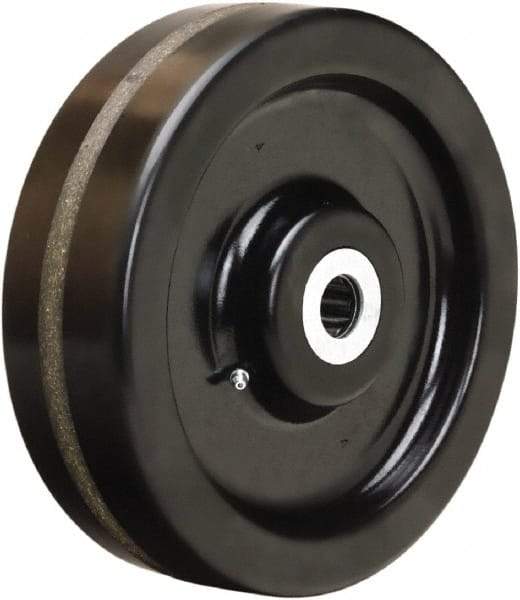 Hamilton - 10 Inch Diameter x 3 Inch Wide, Phenolic Caster Wheel - 2,900 Lb. Capacity, 3-1/4 Inch Hub Length, 1 Inch Axle Diameter, Straight Roller Bearing - Exact Tool & Supply