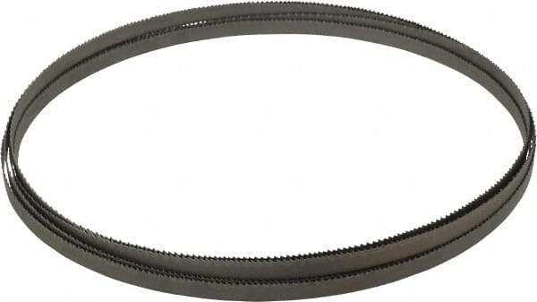 Lenox - 10 to 14 TPI, 12' 6" Long x 3/8" Wide x 0.025" Thick, Welded Band Saw Blade - Bi-Metal, Toothed Edge, Modified Raker Tooth Set, Flexible Back, Contour Cutting - Exact Tool & Supply