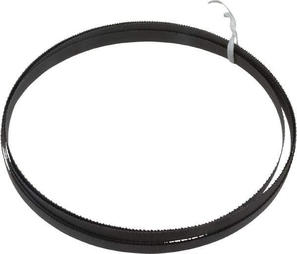 Lenox - 10 to 14 TPI, 12' 6" Long x 1/2" Wide x 0.025" Thick, Welded Band Saw Blade - Bi-Metal, Toothed Edge, Modified Raker Tooth Set, Flexible Back, Contour Cutting - Exact Tool & Supply