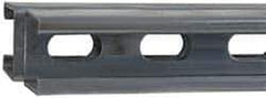 Cooper B-Line - 10' Long x 1-5/8" Wide x 3-1/4" High, 12 Gauge, Strip Steel, Half Slot Framing Channel & Strut - 0.105" Thick, Pre-Galvanized - Exact Tool & Supply