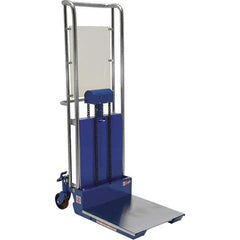 Vestil - 880 Lb Capacity Portable Hydraulic Hefty Lift Table - 3-1/2" Lift Height, 24" Platform Length x 23" Platform Width - Exact Tool & Supply