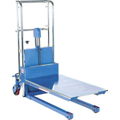 Vestil - 400 Lb Capacity Portable Hydraulic Hefty Lift Table - 3-1/2" Lift Height, 40" Platform Length x 23" Platform Width - Exact Tool & Supply