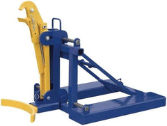 Vestil - 1,000 Lb Load Capacity, 30 & 55 Gal Forklift Drum Handler - 29" Wide x 33" High - Exact Tool & Supply