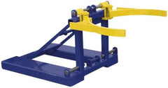 Vestil - 1,100 Lb Load Capacity, 30 & 55 Gal Forklift Drum Handler - 29" Wide x 22-1/2" High - Exact Tool & Supply