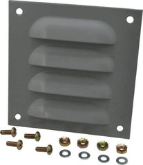 Cooper B-Line - Electrical Enclosure Steel Louver Plate Kit - For Use with Cooper B-Line Enclosures - Exact Tool & Supply