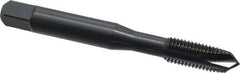 OSG - 5/16-24 UNF, 3 Flute, Oxide Finish, Vanadium High Speed Steel Spiral Point Tap - Plug Chamfer, Right Hand Thread, 2-23/32" OAL, 1-1/8" Thread Length, 0.318" Shank Diam, 2B Class of Fit, Series 280 - Exact Tool & Supply