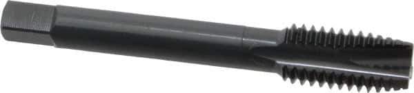 OSG - 1/2-13 UNC, 3 Flute, Oxide Finish, Vanadium High Speed Steel Spiral Point Tap - Plug Chamfer, Right Hand Thread, 3-3/8" OAL, 1-21/32" Thread Length, 0.367" Shank Diam, 3B Class of Fit, Series 280 - Exact Tool & Supply