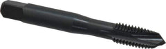 OSG - M10x1.50 Metric Coarse, 3 Flute, Oxide Finish, Vanadium High Speed Steel Spiral Point Tap - Plug Chamfer, Right Hand Thread, 2-15/16" OAL, 1-1/4" Thread Length, 0.381" Shank Diam, 6H Class of Fit, Series 289 - Exact Tool & Supply