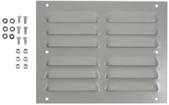 Cooper B-Line - Electrical Enclosure Steel Louver Plate Kit - For Use with Cooper B-Line Enclosures - Exact Tool & Supply