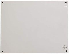 Cooper B-Line - 20-7/8" OAW x 32-7/8" OAH Powder Coat Finish Electrical Enclosure Flanged Panel - 36" x 24" Box, 12 Gauge Steel, Use with 362412RHC - Exact Tool & Supply