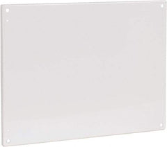 Cooper B-Line - 20-7/8" OAW x 26-7/8" OAH Powder Coat Finish Electrical Enclosure Flanged Panel - 30" x 24" Box, 12 Gauge Steel, Use with 30248RHC - Exact Tool & Supply