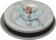 Cooper B-Line - 3/4" Conduit, 4, 12, 13, 3R NEMA Rated, Electrical Enclosure Steel Hole Seal - ANSI 61/UL Listed, Includes Oil-Resistant Gasket, Plated Stud & Wing Nut - Exact Tool & Supply