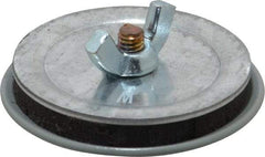 Cooper B-Line - 1" Conduit, 4, 12, 13, 3R NEMA Rated, Electrical Enclosure Steel Hole Seal - ANSI 61/UL Listed, Includes Oil-Resistant Gasket, Plated Stud & Wing Nut - Exact Tool & Supply