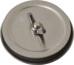 Cooper B-Line - 1-1/4" Conduit, 4X NEMA Rated, Electrical Enclosure Stainless Steel Hole Seal - UL Listed, Includes Oil-Resistant Gasket, Plated Stud & Wing Nut - Exact Tool & Supply