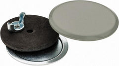 Cooper B-Line - 1-1/2" Conduit, 4, 12, 13, 3R NEMA Rated, Electrical Enclosure Steel Hole Seal - ANSI 61/UL Listed, Includes Oil-Resistant Gasket, Plated Stud & Wing Nut - Exact Tool & Supply