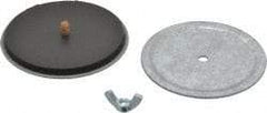 Cooper B-Line - 2" Conduit, 4, 12, 13, 3R NEMA Rated, Electrical Enclosure Steel Hole Seal - ANSI 61/UL Listed, Includes Oil-Resistant Gasket, Plated Stud & Wing Nut - Exact Tool & Supply