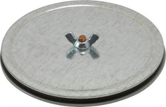Cooper B-Line - 3" Conduit, 4, 12, 13, 3R NEMA Rated, Electrical Enclosure Steel Hole Seal - ANSI 61/UL Listed, Includes Oil-Resistant Gasket, Plated Stud & Wing Nut - Exact Tool & Supply