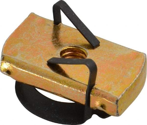 Cooper B-Line - Steel 1/4-20" Rod, Zinc Dichromate Steel Cone Strut Nut - 450 Lb Capacity, 1/4-20" Bolt, Used with Cooper B Line Channel & Strut (All Sizes Except B62 & B72) - Exact Tool & Supply