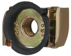Cooper B-Line - Steel 3/8-16" Rod, Zinc Dichromate Steel Cone Strut Nut - 1100 Lb Capacity, 3/8-16" Bolt - Exact Tool & Supply