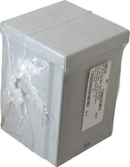 Cooper B-Line - Steel Junction Box Enclosure Screw Flat Cover - NEMA 3R, 4" Wide x 6" High x 4" Deep, Rainproof - Exact Tool & Supply