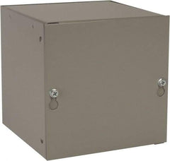 Cooper B-Line - Steel Junction Box Enclosure Screw Flat Cover - NEMA 1, 6" Wide x 6" High x 6" Deep - Exact Tool & Supply