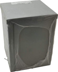Cooper B-Line - Steel Junction Box Enclosure Screw Flat Cover - NEMA 3R, 6" Wide x 8" High x 6" Deep, Rainproof - Exact Tool & Supply